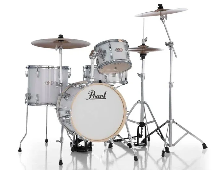 Pearl Midtown 4pc Drum Kit w/Hardware – Pure White