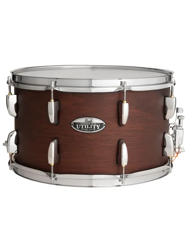 Pearl Modern Utility 14″x8″ Snare In Satin Brown – Satin Brown