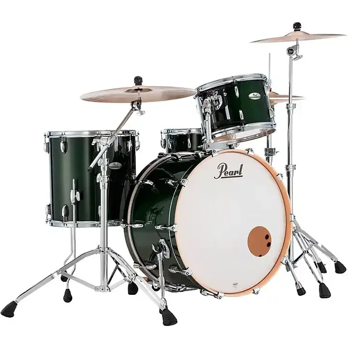 Pearl Professional Maple 3-Piece Shell Pack With 24″ Bass Drum Emerald Mist Guitar Center