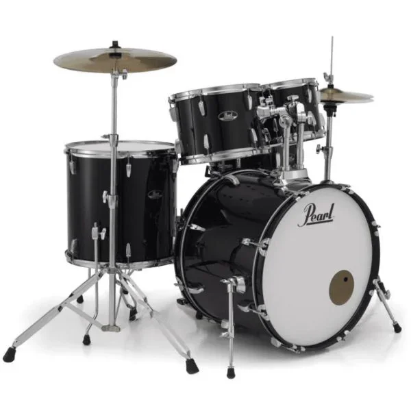 Pearl Roadshow RS525C/C31 – Jet Black Drum Kit w/Sabian Cymbals