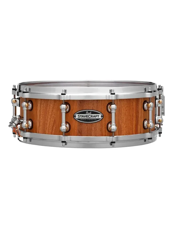 Pearl Stavecraft 14″x5″ Makha Snare Drum – Hand-Rubbed Natural