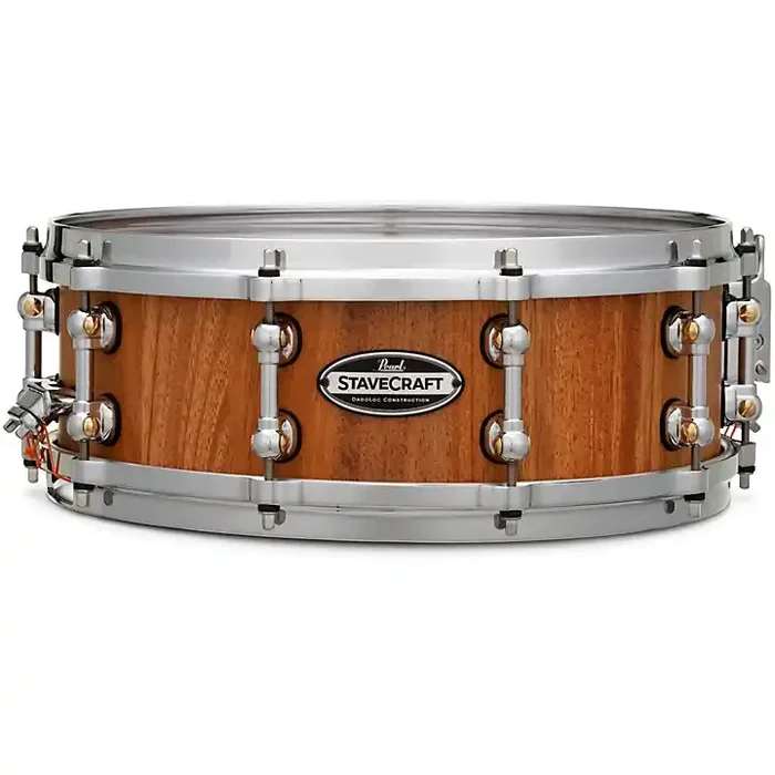 Pearl StaveCraft Makha Snare Drum 14 x 5 in. Hand-Rubbed Natural Guitar Center