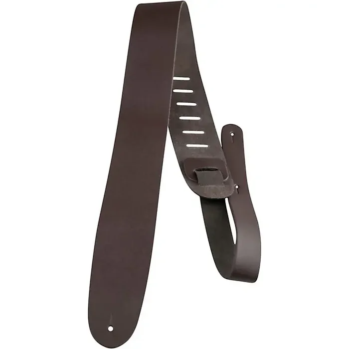 Perri‘s 2.5″ Leather Guitar Strap Brown Guitar Center