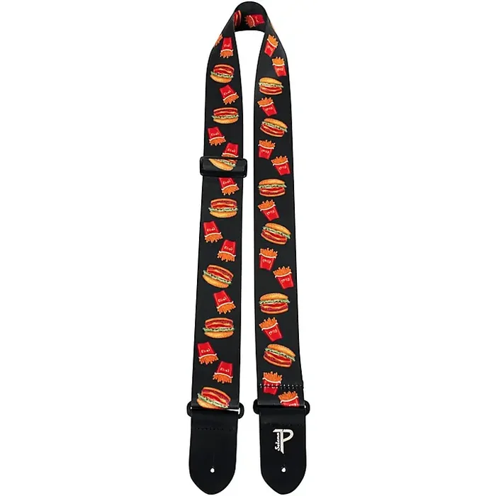 Perri‘s 2″ Kids Polyester Guitar Strap Burger and Fries 34 to 51 in. Guitar Center