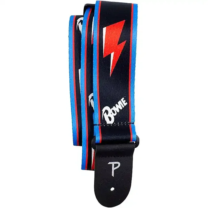 Perri‘s David Bowie Red Bolt Polyester Guitar Strap 2 in. Guitar Center