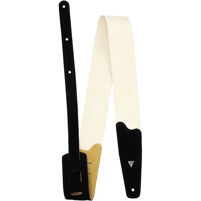 Perri‘s Doubled Cotton Webbing Guitar Strap Black 2.5 in. Guitar Center