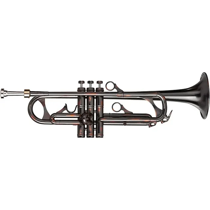 Phaeton PHT-2060 Custom Series Black-Copper Antique Finish Bb Trumpet Guitar Center