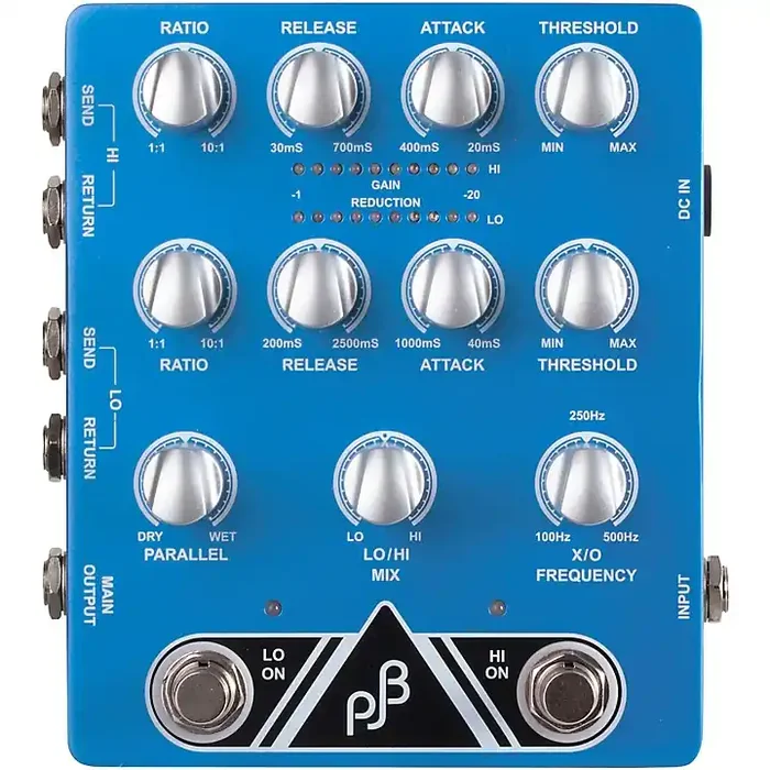 Phil Jones Bass X2C Dual Compressor and Effects Loop Crossover Pedal Blue Guitar Center