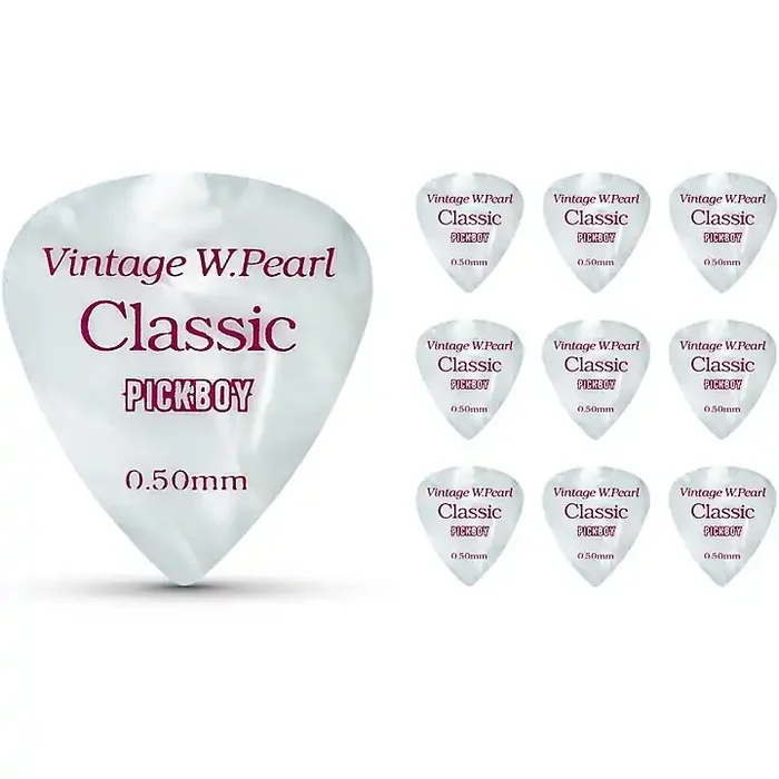 Pick Boy Pearl Cellulose Vintage Guitar Picks .50 mm 10 Pack Guitar Center