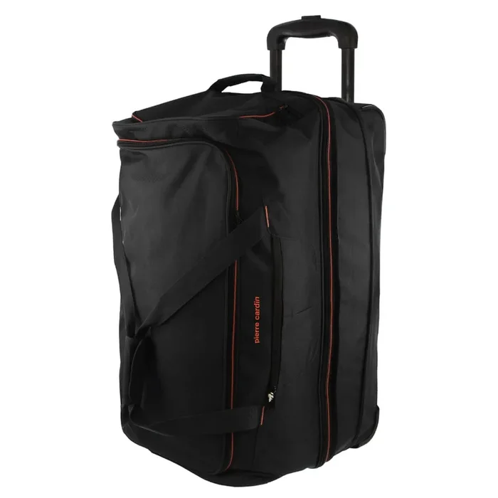 Pierre Cardin Large Suitcase Soft Trolley Case Travel Luggage 82cm Black