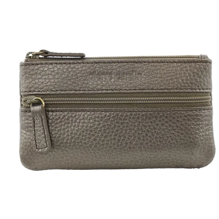 Pierre Cardin Women’s Leather Coin Purse/Key Holder Phone Wallet Bronze