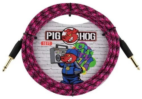 Pig Hog Cloth 10′ – Pink Graffiti