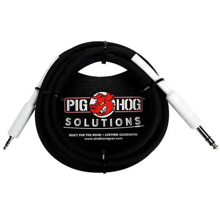 Pig Hog Solutions 1/4 TRS to 1/8 Mini Adapter Cable 6 ft. Guitar Center