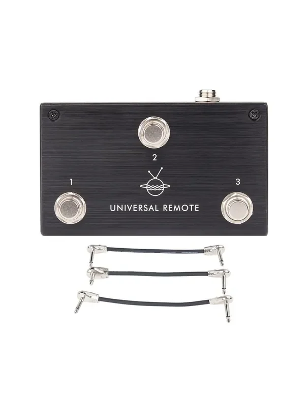 Pigtronix URS Universal Remote + Gator Patch Cable 3 Pack