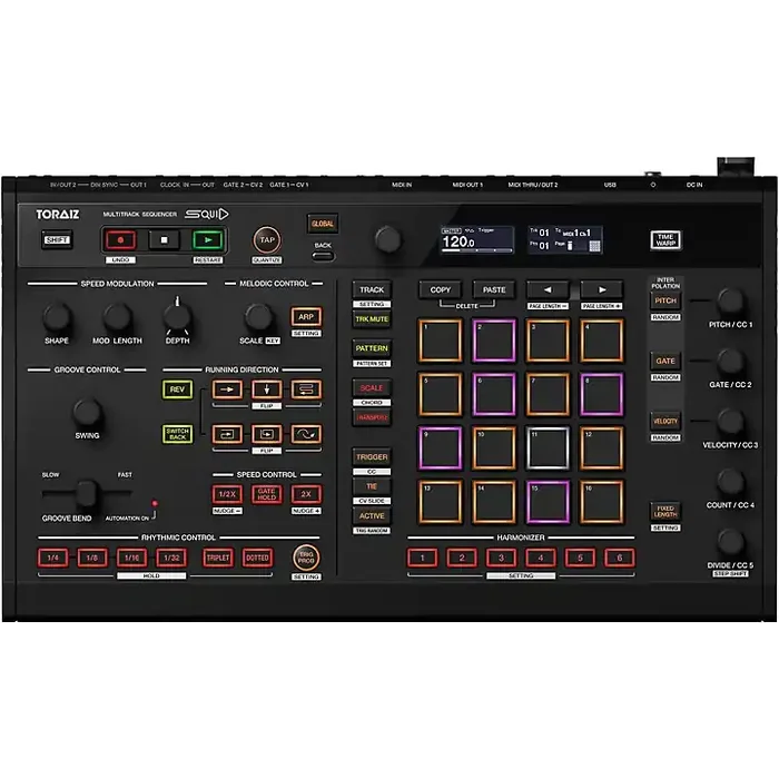 Pioneer DJ SQUID Creative Multitrack Sequencer Black Guitar Center