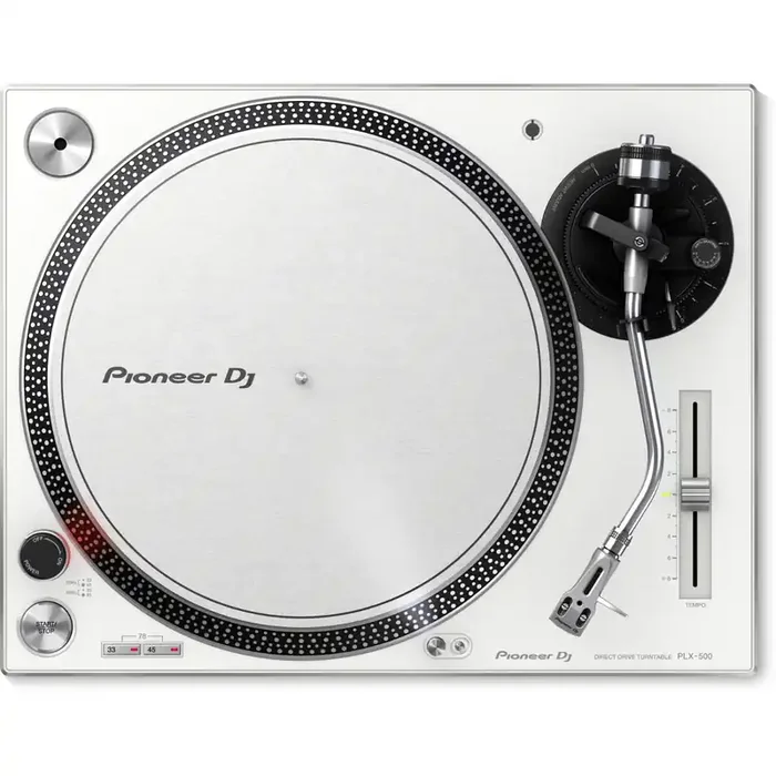 Pioneer PLX-500-W High-Torque, Direct Drive Turntable – White