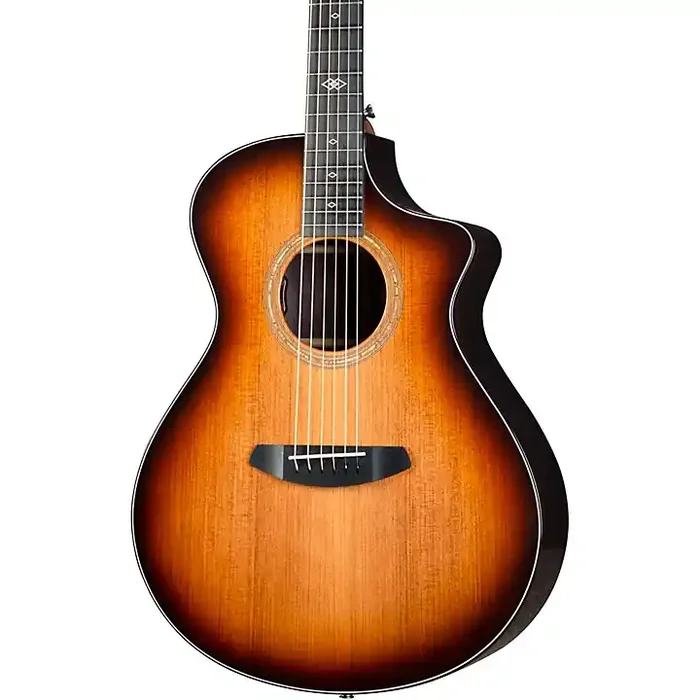 Platinum Breedlove Premier Redwood-East Indian Rosewood Concert CE Acoustic-Electric Guitar Edge Burst Guitar Center