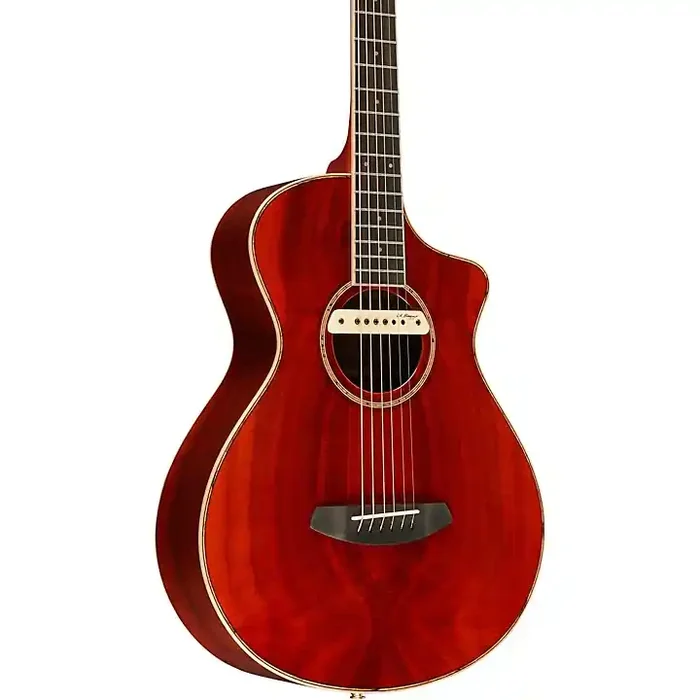 Platinum Breedlove Tom Bedell Signature M1 Myrtlewood Vintage Edition Concertina Acoustic-Electric Guitar Blues Orange Guitar Center