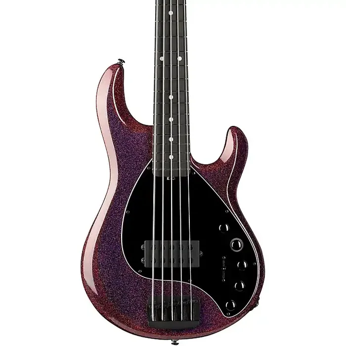 Platinum Ernie Ball Music Man DarkRay 5 H Ebony Fingerboard 5-String Electric Bass Dark Rainbow Guitar Center