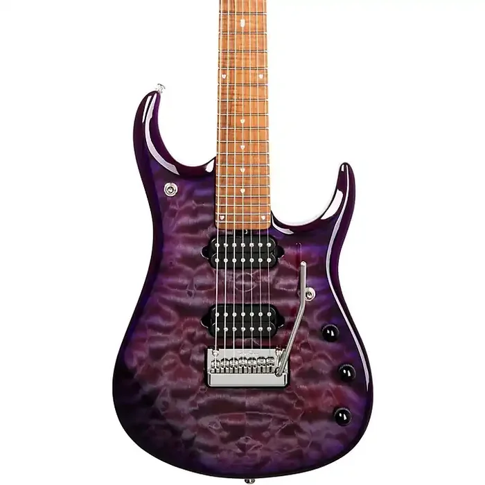 Platinum Ernie Ball Music Man JP15 7 String Electric Guitar Purple Nebula Guitar Center