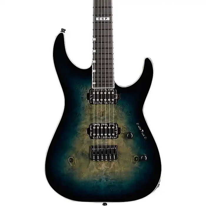Platinum ESP E-II M-II Electric Guitar Mercury Blue Burst Guitar Center