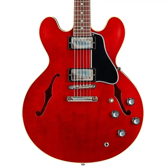 Platinum Gibson Custom Murphy Lab 1961 ES-335 Reissue Ultra Light Aged Semi-Hollow Electric Guitar Cherry Guitar Center