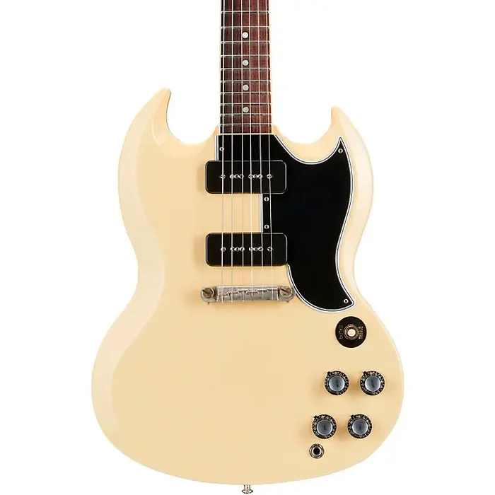 Platinum Gibson Custom Murphy Lab 1963 SG Special Reissue Lightning Bar Ultra Light Aged Electric Guitar Classic White Guitar Center