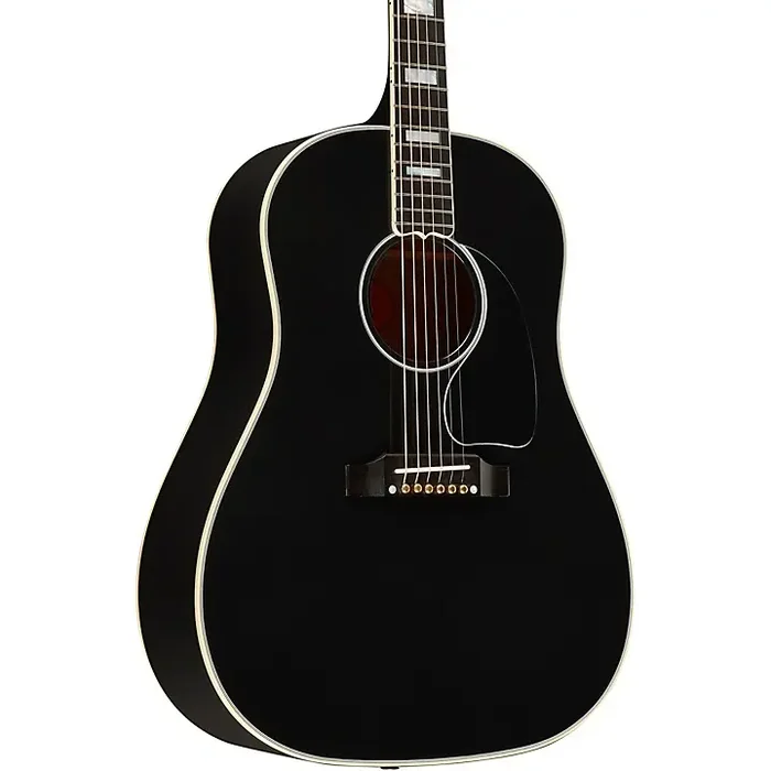Platinum Gibson J-45 Custom Acoustic-Electric Guitar Ebony Guitar Center