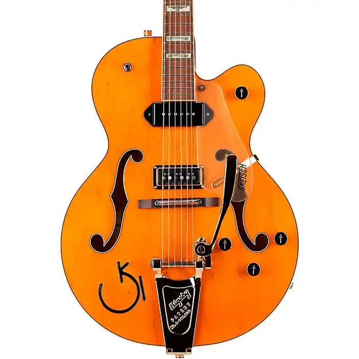 Platinum Gretsch Guitars G6120 Eddie Cochran Hollowbody Electric Guitar Western Maple Stain Guitar Center