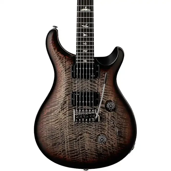 Platinum PRS 40th Anniversary Custom 24 Satin Limited-Edition Electric Guitar Charcoal Tri-Color Burst Guitar Center
