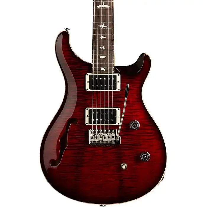 Platinum PRS CE 24 Semi-Hollow Electric Guitar Fire Red Burst Guitar Center