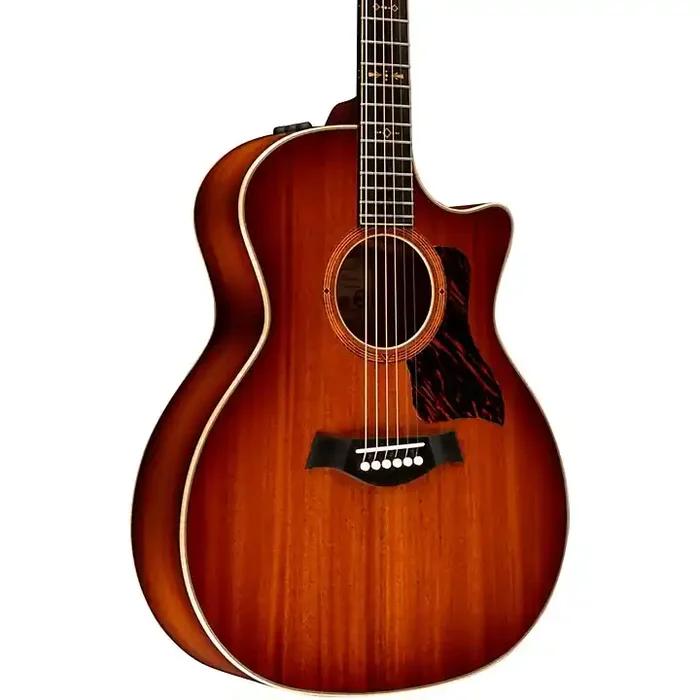 Platinum Taylor Custom All Ribbon Mahogany Grand Auditorium Acoustic-Electric Guitar Shaded Edge Burst Guitar Center