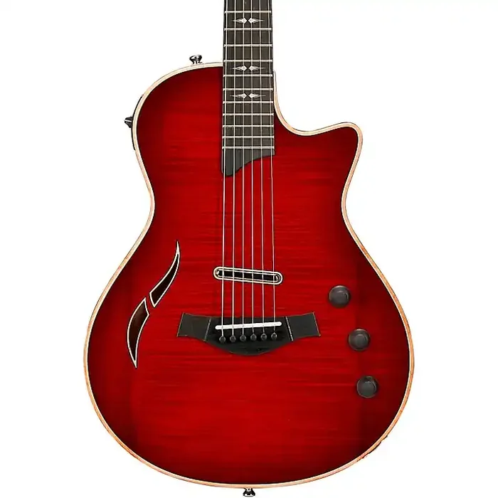 Platinum Taylor T5z Pro Acoustic-Electric Guitar Cayenne Red Guitar Center