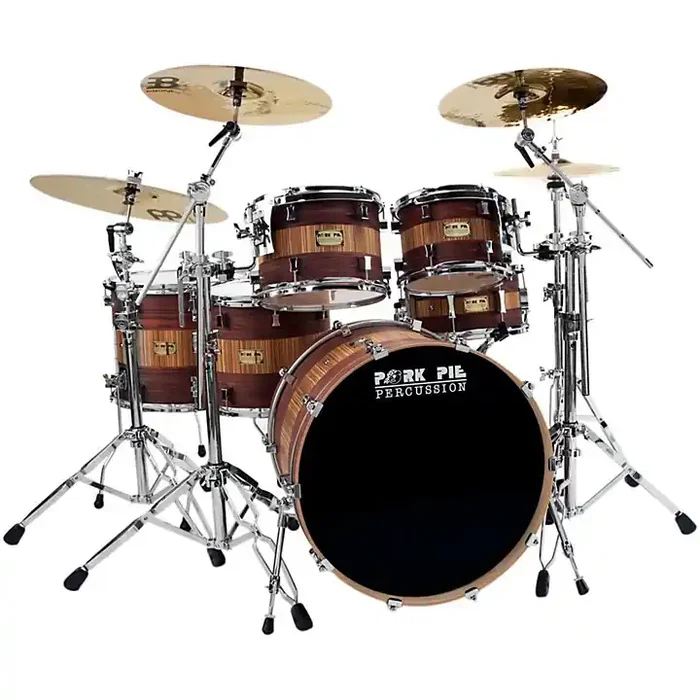 Pork Pie Rosewood Zebra Maple 5-Piece Shell Pack Rosewood Zebra Guitar Center