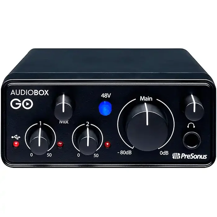 PreSonus AudioBox GO Mobile 2×2 USB Audio Interface With Studio One Artist 6 Software Guitar Center
