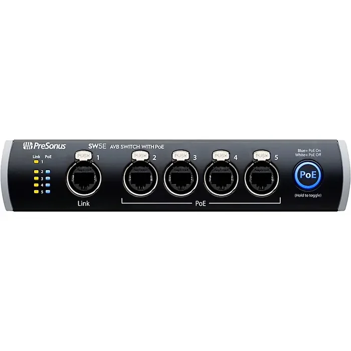 PreSonus SW5E 5-Port AVB Switch Guitar Center