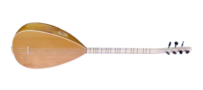 Professional Carved Mulberry Short Neck Baglama Saz DST-407S