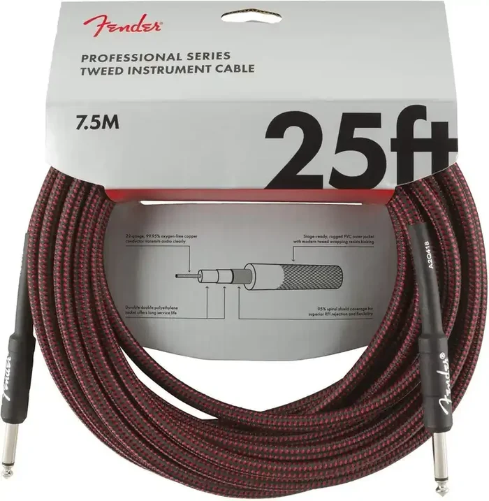 Professional Series Instrument Cable, Tweed