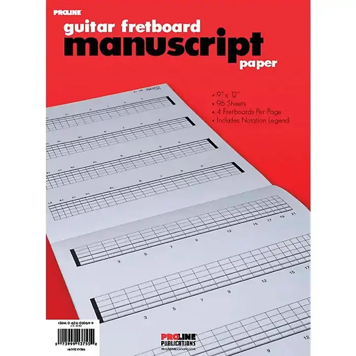 Proline Guitar Fretboard Manuscript Paper Guitar Center