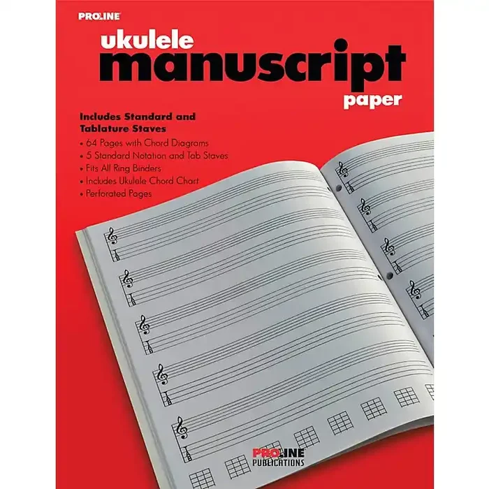 Proline Ukulele Manuscript Paper Pad Guitar Center