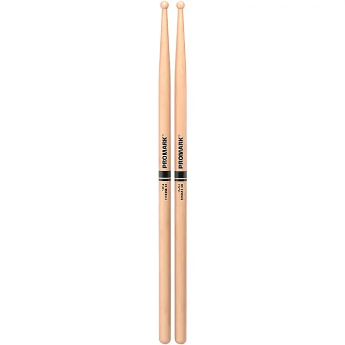 Promark Finesse Maple Round Tip Drum Sticks 5B Wood Guitar Center