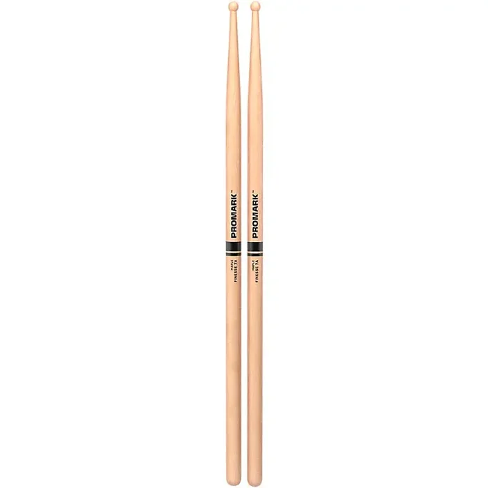 Promark Finesse Maple Round Tip Drum Sticks 7A Wood Guitar Center