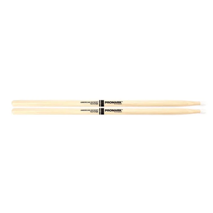 Promark Hickory 747B “Super Rock” Nylon Tip drumstick