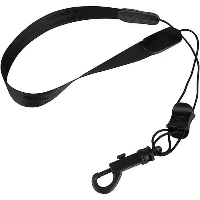 Protec Protec Nylon Saxophone Neck Strap with Plastic Swivel Snap, 22″ Regular Black Plastic Hook Guitar Center