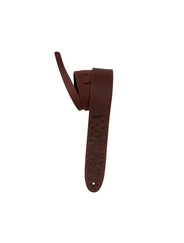 PRS 2.5″ Leather Bird Swarm Guitar Strap – Rust