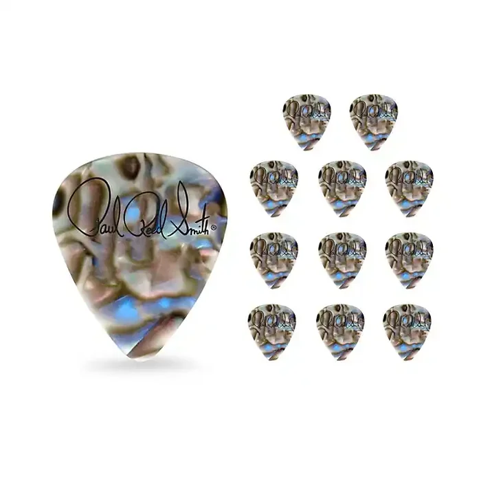PRS Abalone Shell Celluloid Guitar Picks Thin 12 Pack Guitar Center