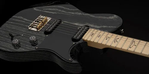 PRS NF 53 Electric Guitar, Maple Fretboard, Black with Gigbag