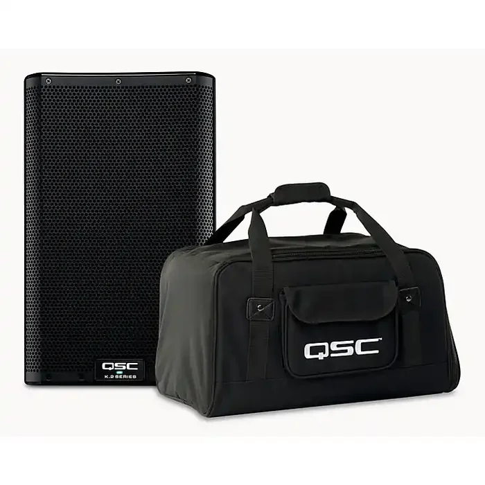 QSC K10.2 Powered 10″ 2-Way Loudspeaker With QSC Tote Bag Guitar Center