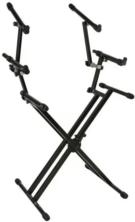 Quiklok QL723 Professional Triple Tier X Keyboard Stand