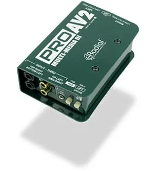 Radial AV2 stereo multi media DI